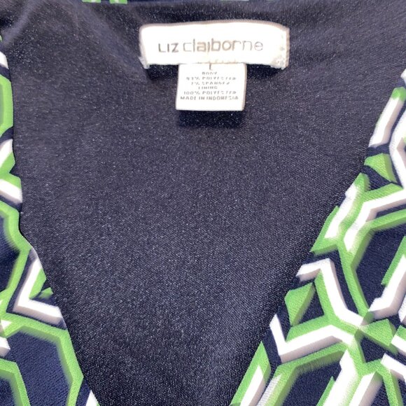 Liz Claiborne Geometric Patterned Midi Dress - Picture 4 of 6